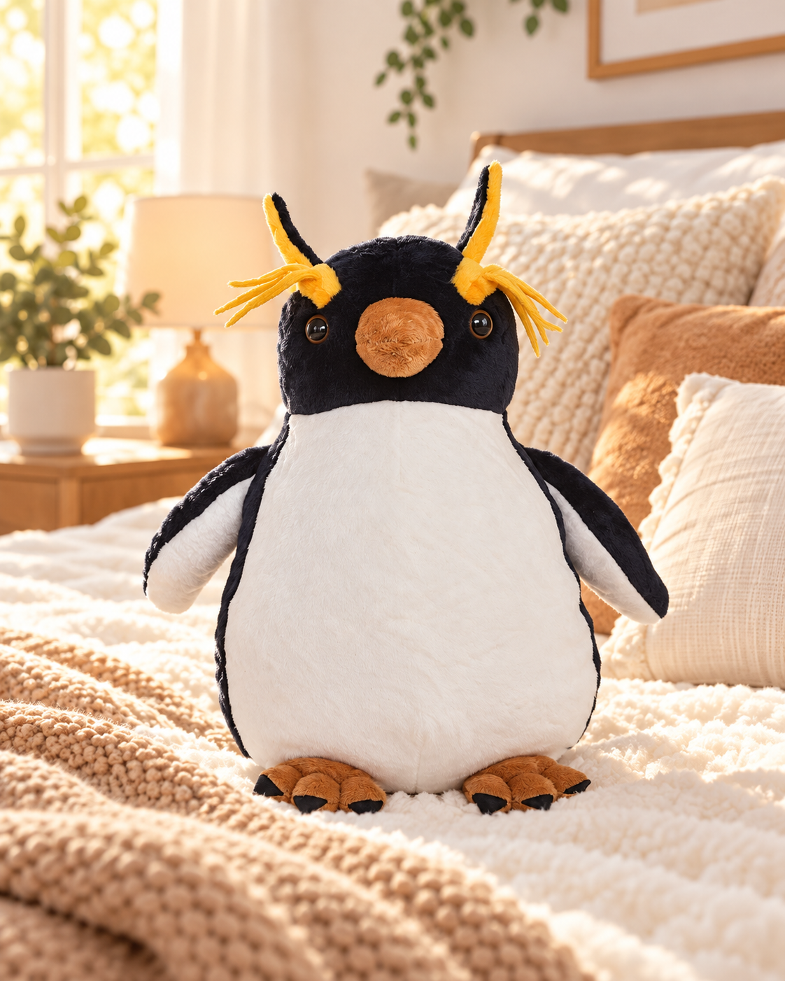 Penguroo comfort penguin plush 10" Rockaroni cuddle gift