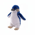 Penguroo® Gifts Inc. blue and white plush penguin toy with grey beak and black eyes, soft and huggable.